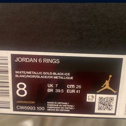 Jordan 6 Ring 