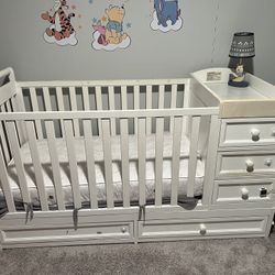 Used crib With Mattress  OBO