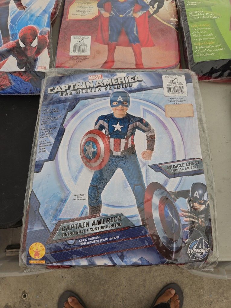 Halloween Costume Captain America Kids