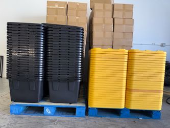 27 gal storage bins