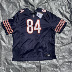 Men's Chicago Bears Colston Loveland Nike Navy 2025 NFL Draft First Round Pick Game Jersey Size 3x  