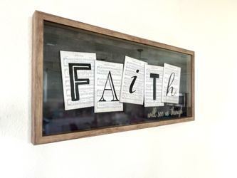 Faith wall decor