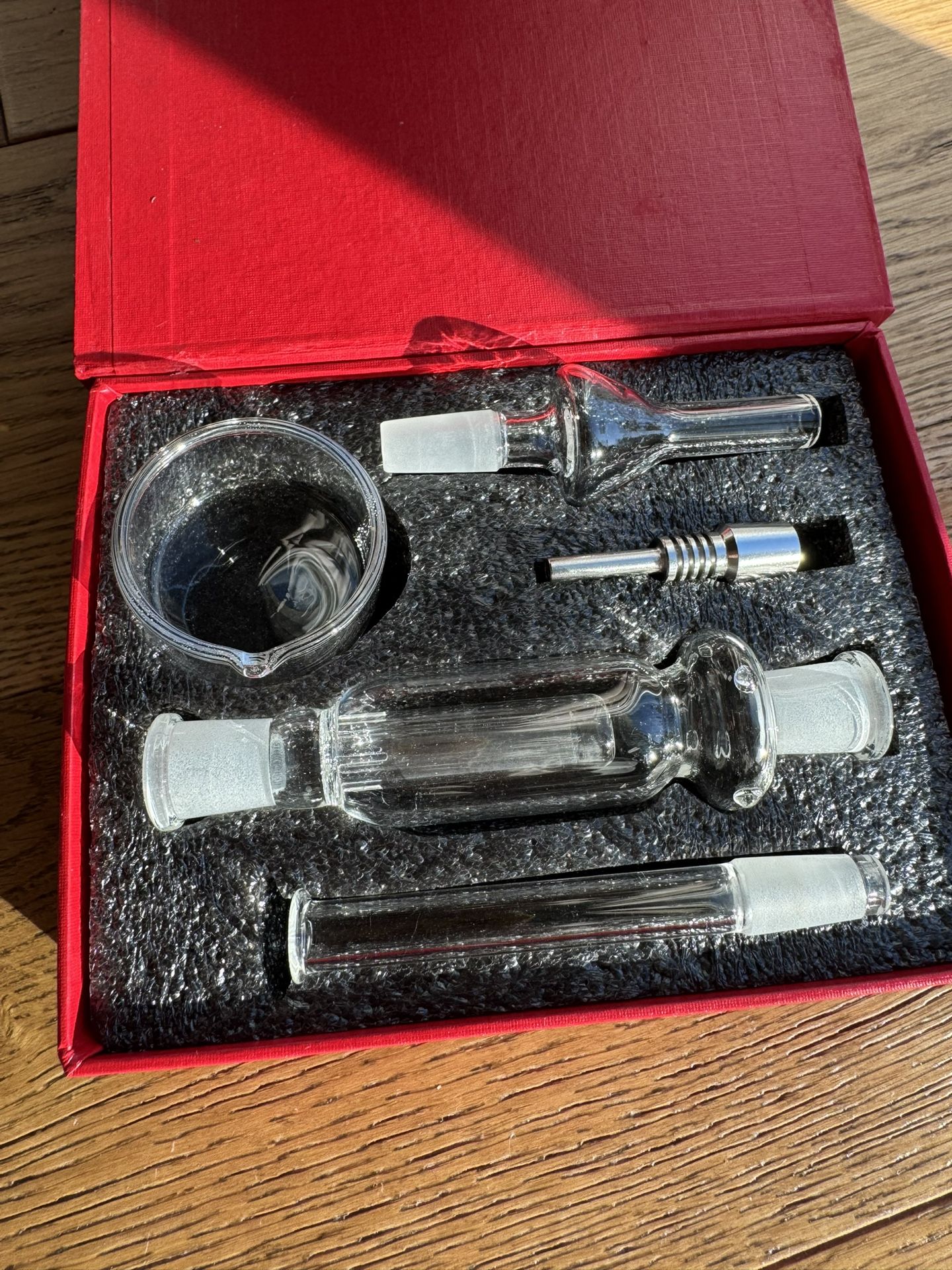 Glass Tube Set with Quartz & Titanium Tips