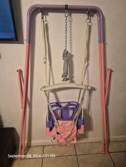 Indoor or Outdoor Baby Jumper and Swing with Stand