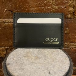 Gucci Leather Card Case Black