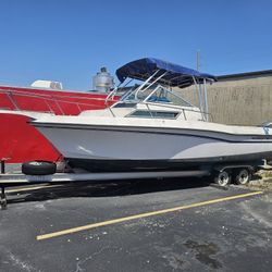 1989 Grandy White Gulfstream Twins Yamaha 200hp 2004