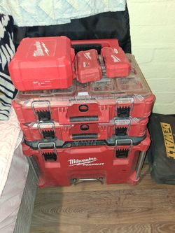 Milwaukee and DeWALT tools