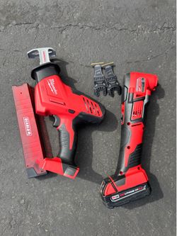 Milwaukee hackzall and multi purpose . taking offers