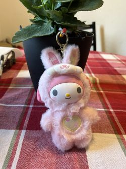 Cross dressing Bunny Keychain NEW