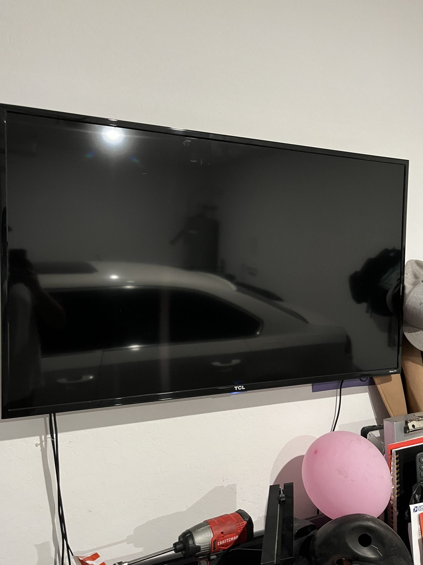 50” TCL Tv With Soundbar