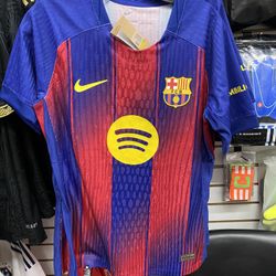 Barcelona Player Version Soccer Jersey 25/26