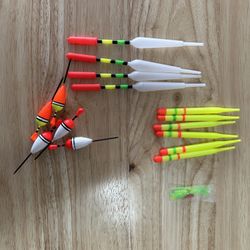 15PCS Portable Fishing Float Set – Multiple Sizes for All Fish