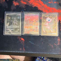 New / Mewtwo / Mew Ex (Metal Card)