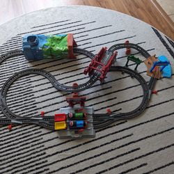 Thomas And Friends Talking And Percy Train Set Track Master