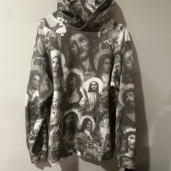 18AW Supreme Jesus And Mary Hoodie 