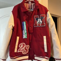 Disney Varsity Jacket Men’s Large Women’s XL 