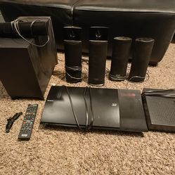 Sony HBD-N790W Blu-ray Home Theater Receiver w/5.1 Surround Speakers + Subwoofer