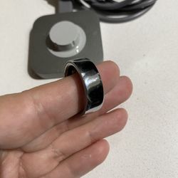 Oura Ring 4 Silver Size 10 With Charger No Box