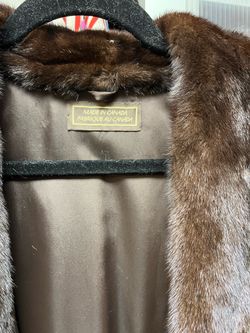 Real mink coat