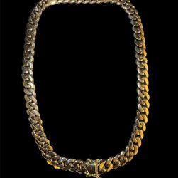 14K Stamped Miami Cuban Chain 22IN 