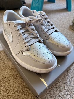 Nike Air Jordan 1 Low White Grey Sneakers