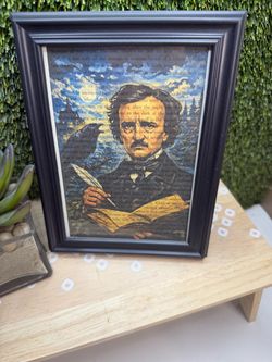 Edgar Allan Poe picture 8 1/2 x 6 1/2
