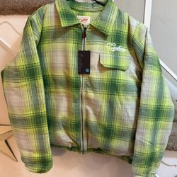 Cookies Plaid Jacket Large New!