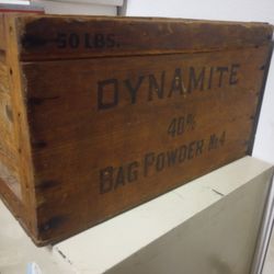 Antique Dynamite Crate 