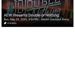 AEW Double Or Nothing Tickets 