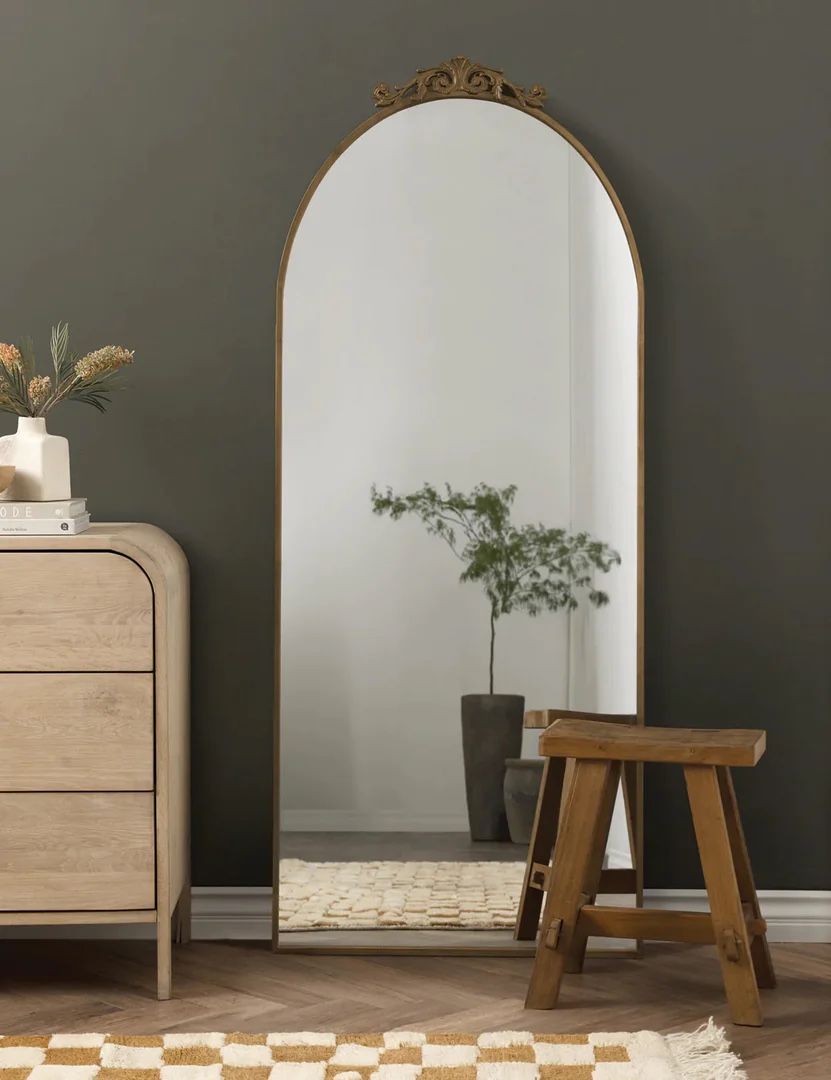 Reduced - Tulca Ornate Narrow Floor Mirror