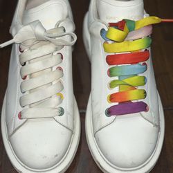 ALEXANDER MCQUEEN Sneaker Rainbow Ombré Tie Dye Size 10/11