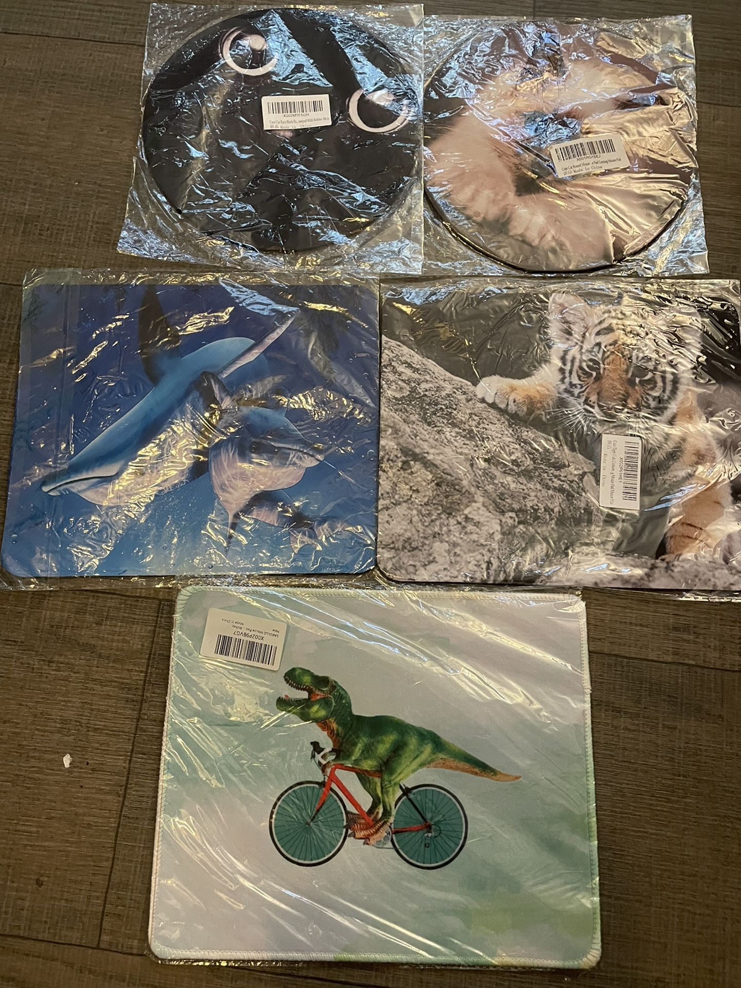 New!Lot Of 5 Mouse Pads