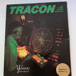 TRACON AIR TRAFFIC CONTROL SIMULATOR for Macs from 1988 COMPLETE SET