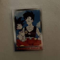 Dragonball Z Bird Studio 1989 Gohan And Goten Card Silver 