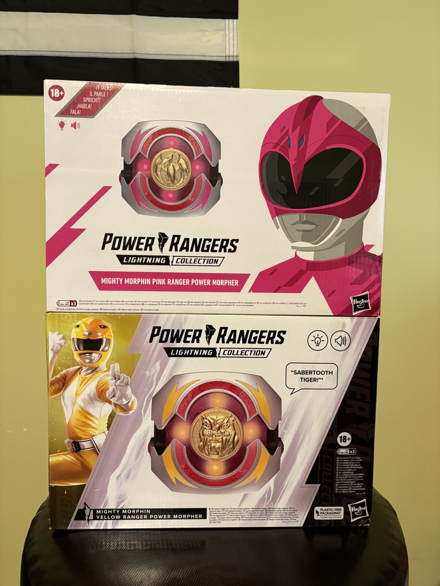 Yellow Power Ranger Morpher and Pink Power Ranger Morpher