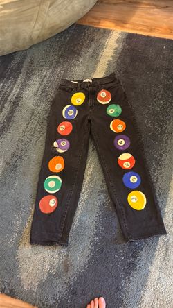 Customized universal thread black jeans size six women’s
