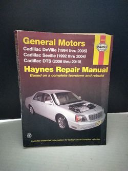 Haynes 38032 Repair Manual Cadillac Deville 1(contact info removed) Seville 1(contact info removed)