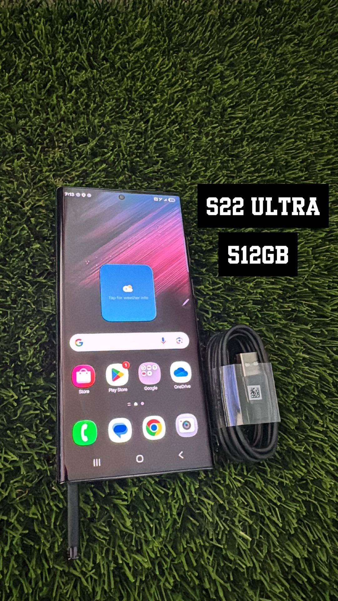 Samsung Galaxy S22 Ultra 512gb 5g. Like New And Unlocked!
