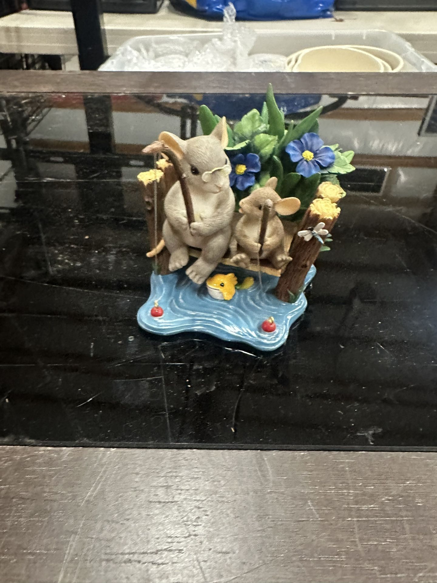 Vintage 2001 Charming Tails “Your The Best-Hook Line & Sinker” Figurine-MINT