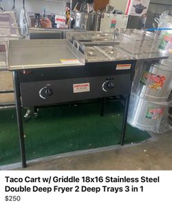 Plancha taqueras nuevas en Offerta para gas propano