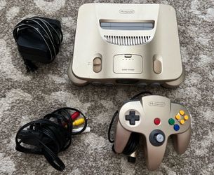 Nintendo 64 console gold toys r us edition
