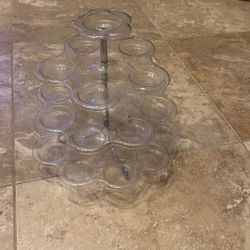 24 cupcake stand holder - clear 