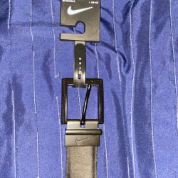 Leather Nike belt