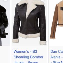 Shearling Beautiful Leather Jacket