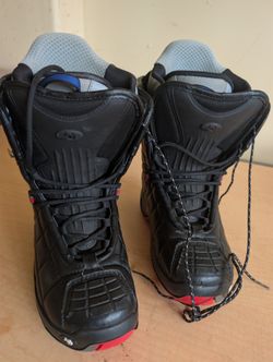 Northwave Snowboard Boots Black Quilted Leather – Approx. US Men's 6.5 / Women's 8 (Size Estimated)