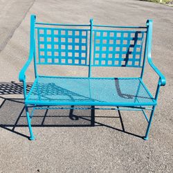 Wrought Iron Loveseat 