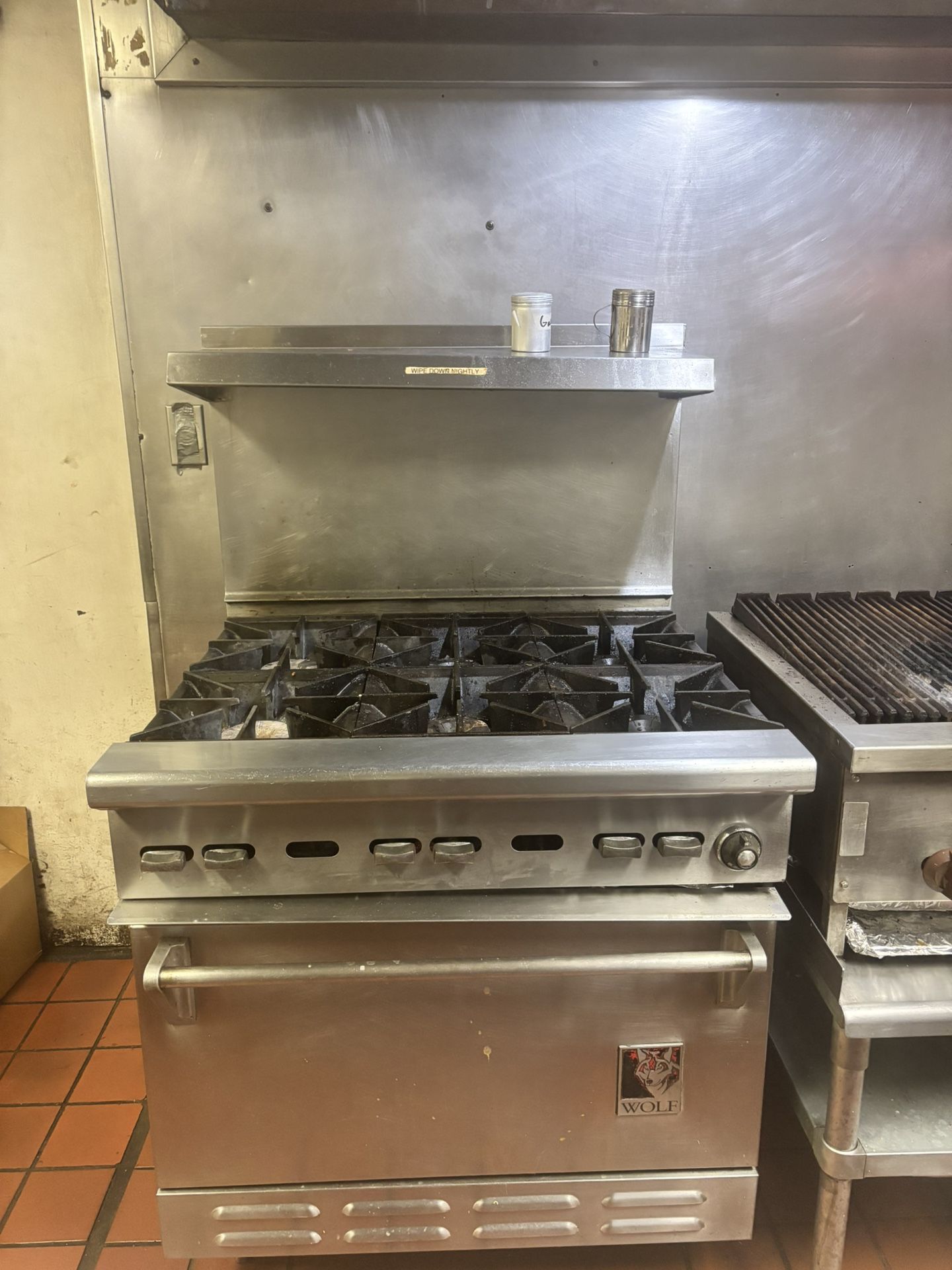 Wolf Commercial Stove