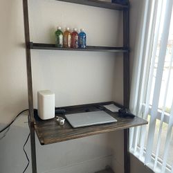 Leaning Desk Real Wood 
