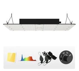 VEVOR LED Grow Light, 400W Full Spectrum Dimmable, High Yield Samsung 2B1B Diodes Growing Lamp for Indoor Plants Seedling Veg and Bloom Greenhouse Gro