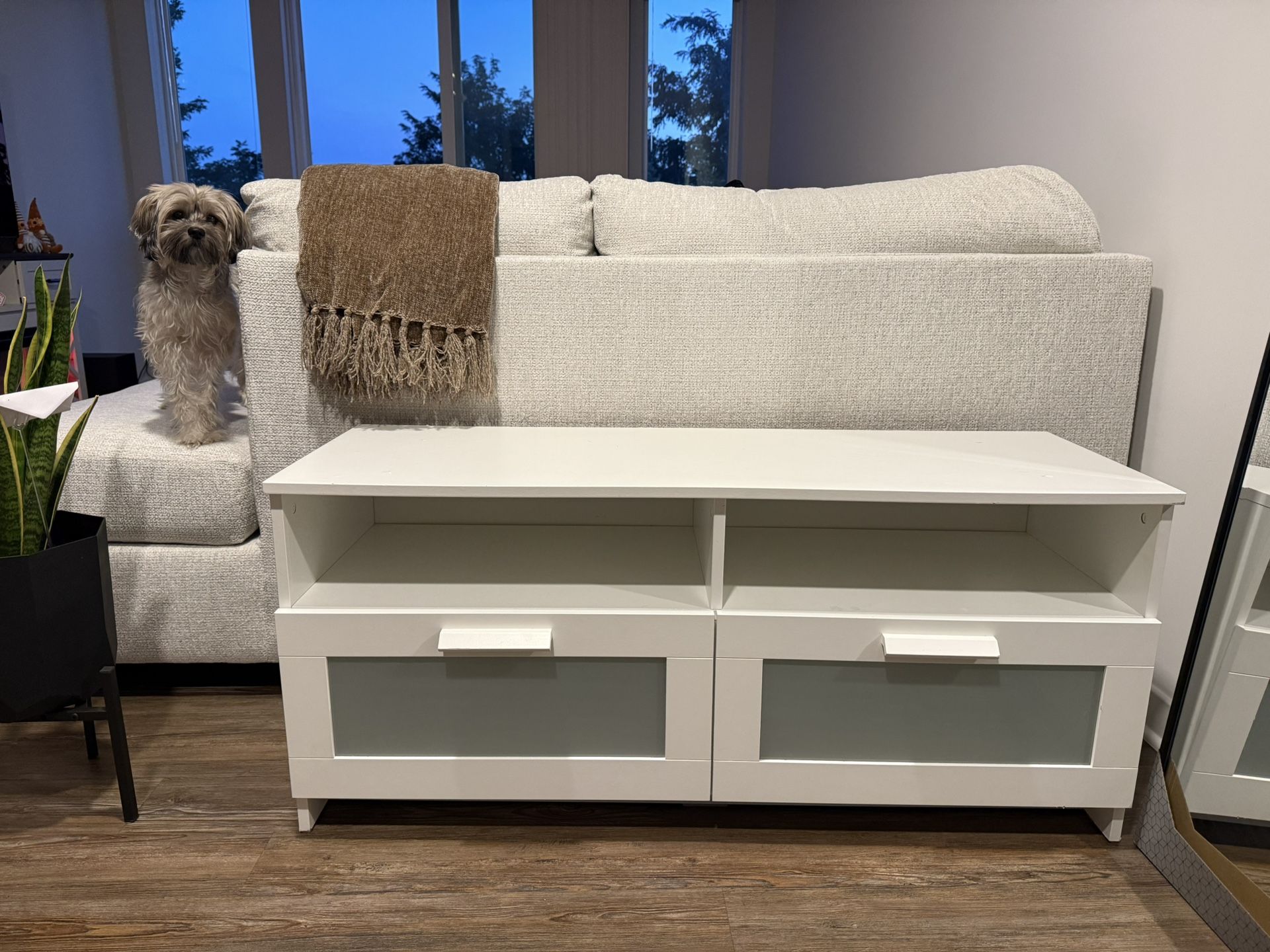 IKEA Brimnes White TV Stand